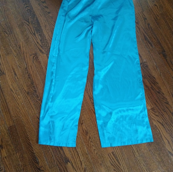 La Senza blue satin pajama pants sz medium - Picture 3 of 10